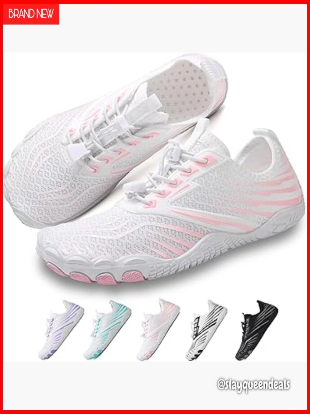 Quick Dry Non-Slip Water Shoes for Women Men Wide Toe Barefoot Footwear